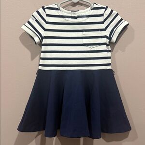 Ralph Lauren Navy‎ and White Striped Dress